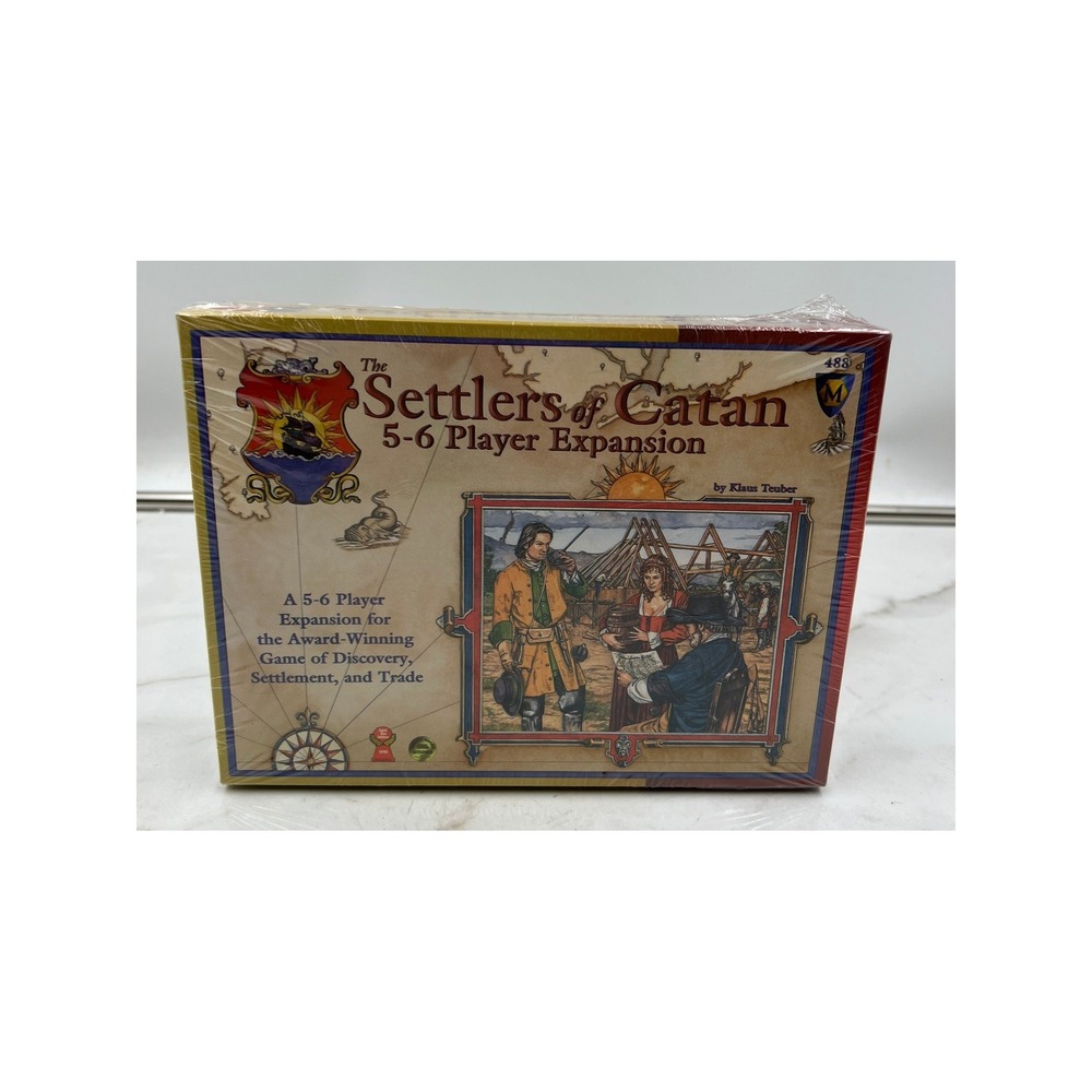 The Settlers of Catan 5-6 Player Expansion 1999 Mayfair Games 488 New Sealed